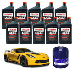 Driven Racing - Synthetic Oil Change Kit (2014-2018 Chevrolet Corvette C7 6.2L Base / Z51 / Grand Sport / Z06 / ZR1 / LT1 / LT4 / LT5)